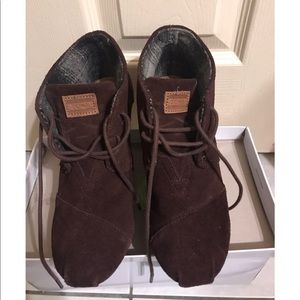 Toms Wedge Ankle Boots